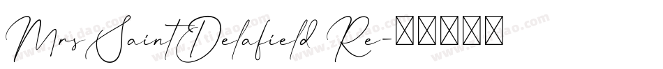 MrsSaintDelafield Re字体转换